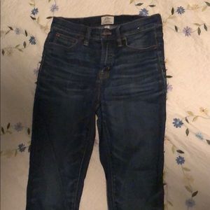 Jcrew lookout high rise skinny jeans size 27